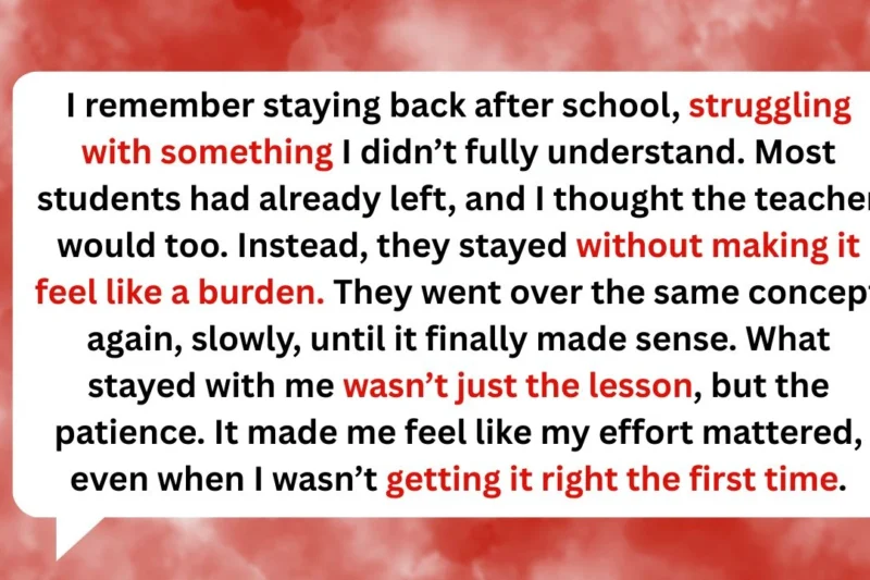14 Moments When Teachers Showed Kindness Beyond the Classroom